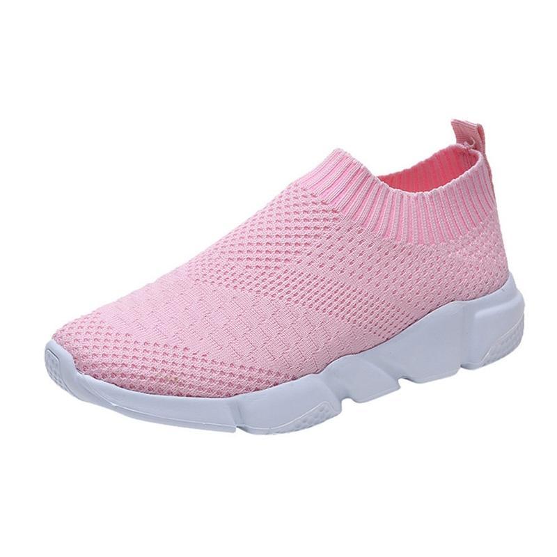Mesh Trainers - New Outdoors Adults Trainers Running Shoes Woman Sock Footwear Sport Athletic Unisex Breathable Mesh Female Sneakers