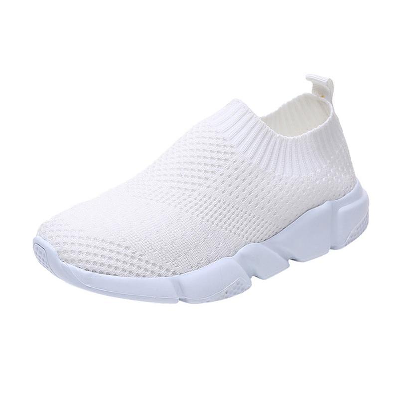 Mesh Trainers - New Outdoors Adults Trainers Running Shoes Woman Sock Footwear Sport Athletic Unisex Breathable Mesh Female Sneakers
