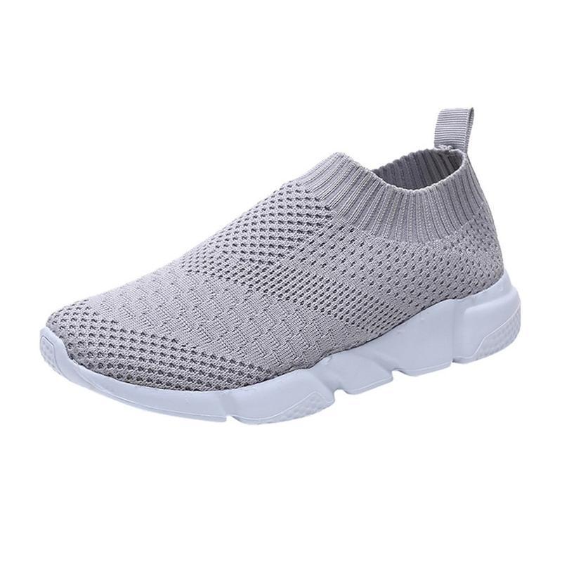 Mesh Trainers - New Outdoors Adults Trainers Running Shoes Woman Sock Footwear Sport Athletic Unisex Breathable Mesh Female Sneakers