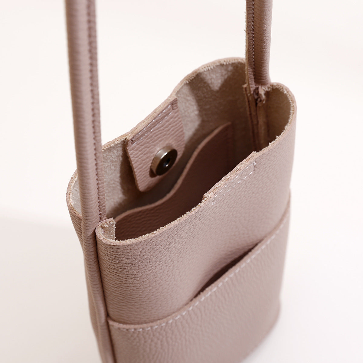 Mobile Phone Bag - High-grade Soft Leather Mobile Phone Bag Female Crossbody